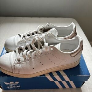 Rose Gold Adidas Stan Smiths